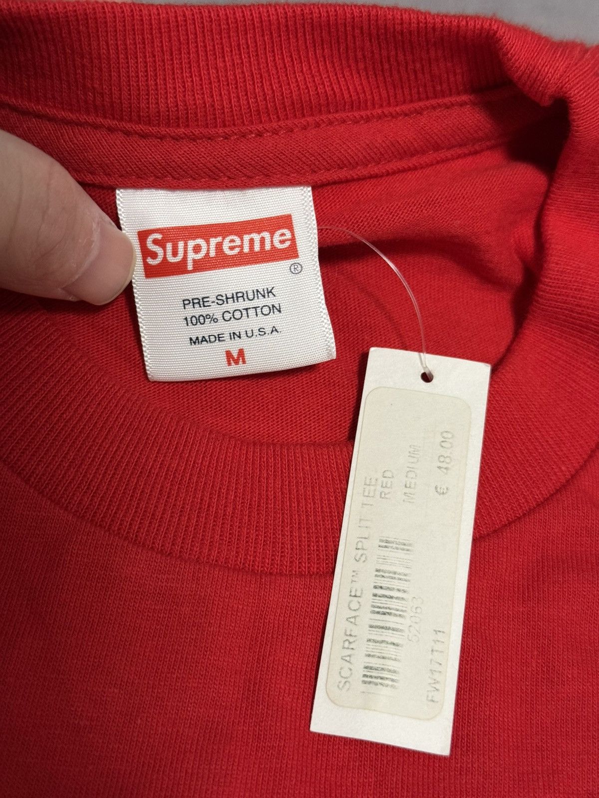 Supreme Supreme scarface split tee T-shirt Size US M / EU 48-50 / 2 - 2 Thumbnail
