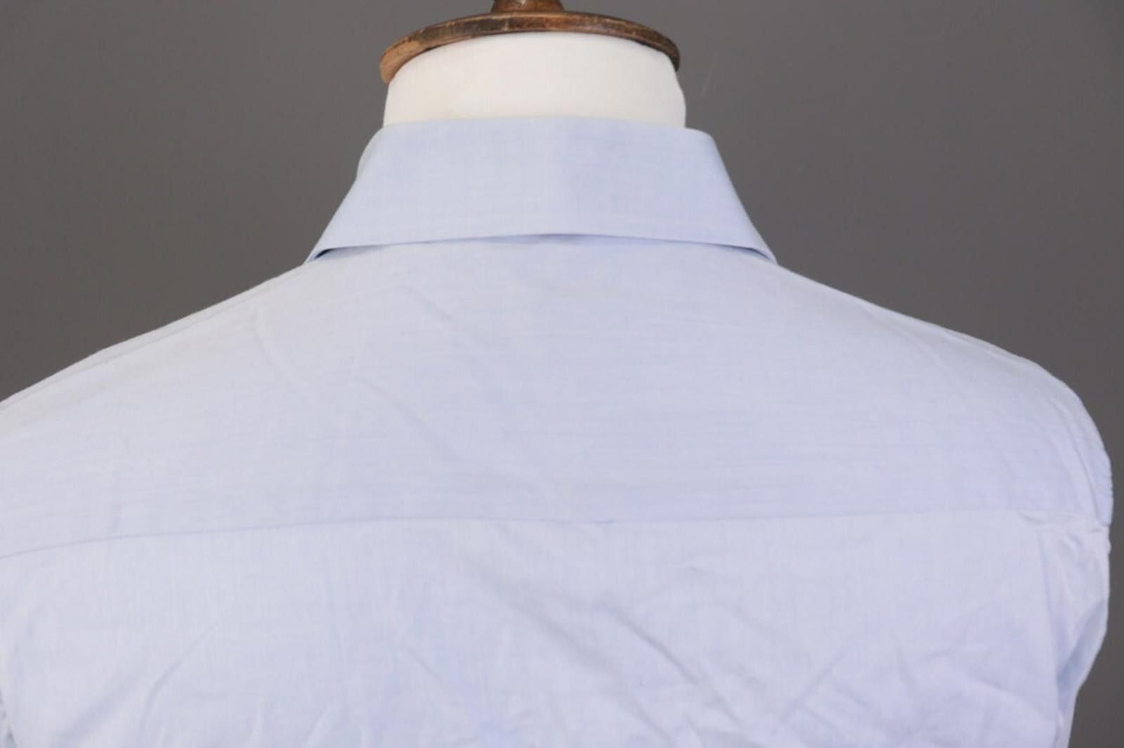 Eton Eton Contemporary Blue Button Up Shirt Size 41 /16 Size US M / EU 48-50 / 2 - 10 Thumbnail