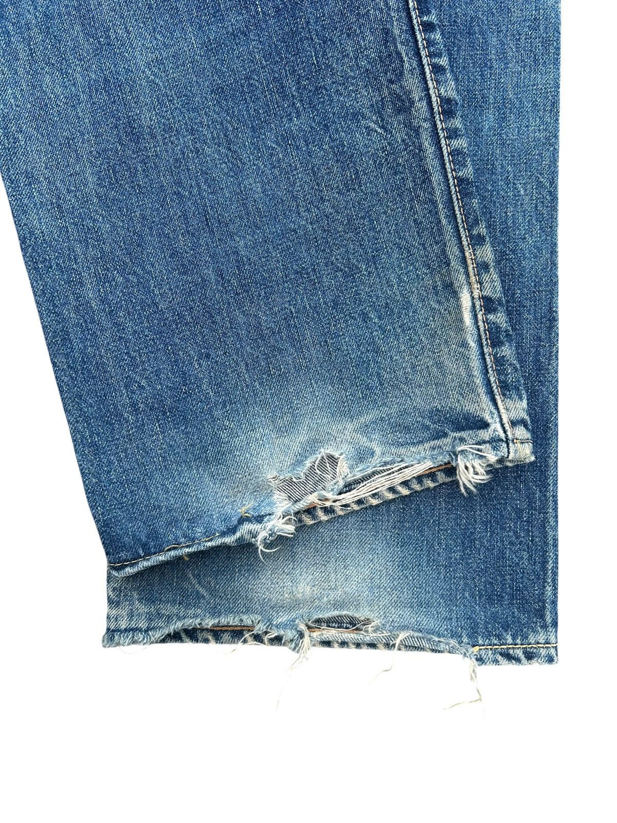 Kapital Thrashed Vintage Evisu Selvedge Denim Jeans Size US 28 / EU 44 - 16 Thumbnail