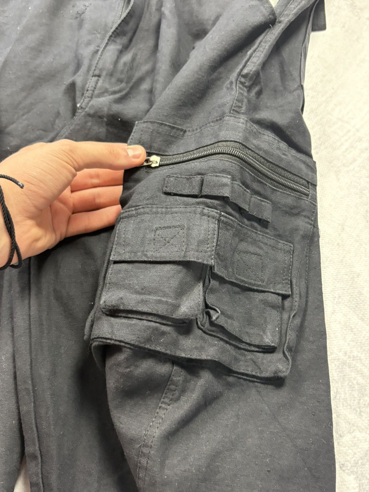 Japanese Brand Ultra Baggy Avant Garde Jorts Retro Cargo Multipocket RAP Size US 40 / EU 56 - 10 Thumbnail