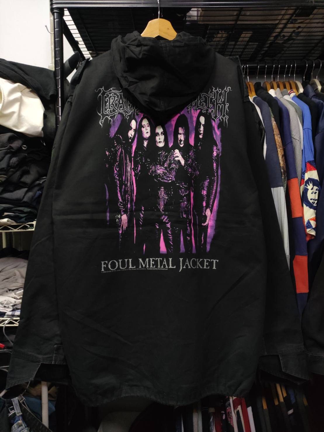 Band Tees Very Rare! Vtg 00's Cradle of Filth Foul Metal Jacket/Hoodie Size US XL / EU 56 / 4 - 12 Thumbnail
