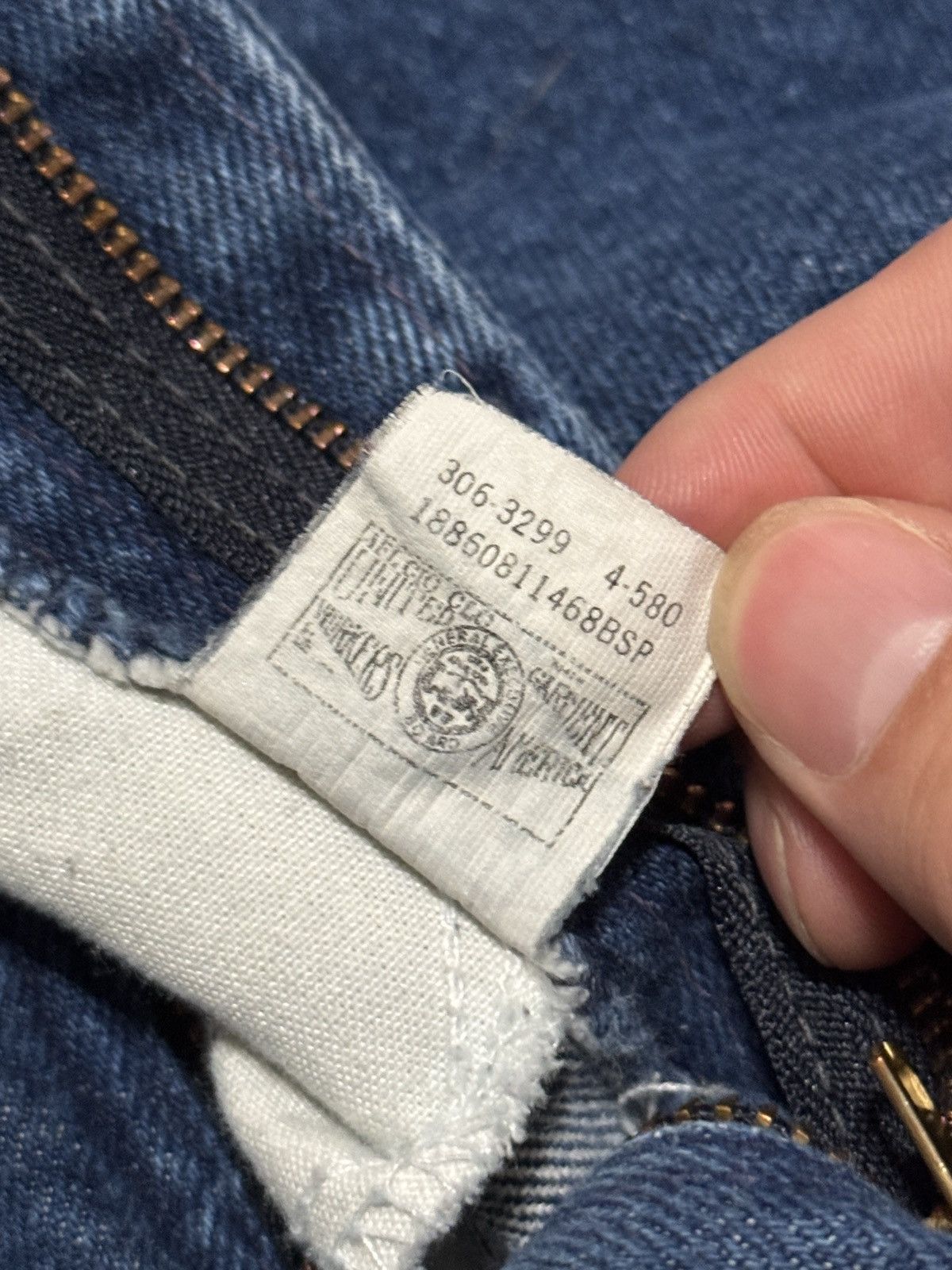 Lee × Vintage Vintage 70s Lee Talon Zipper Western 12 26x28 Cowgirl Jeans Size 34" / US 12 / IT 48 - 7 Thumbnail