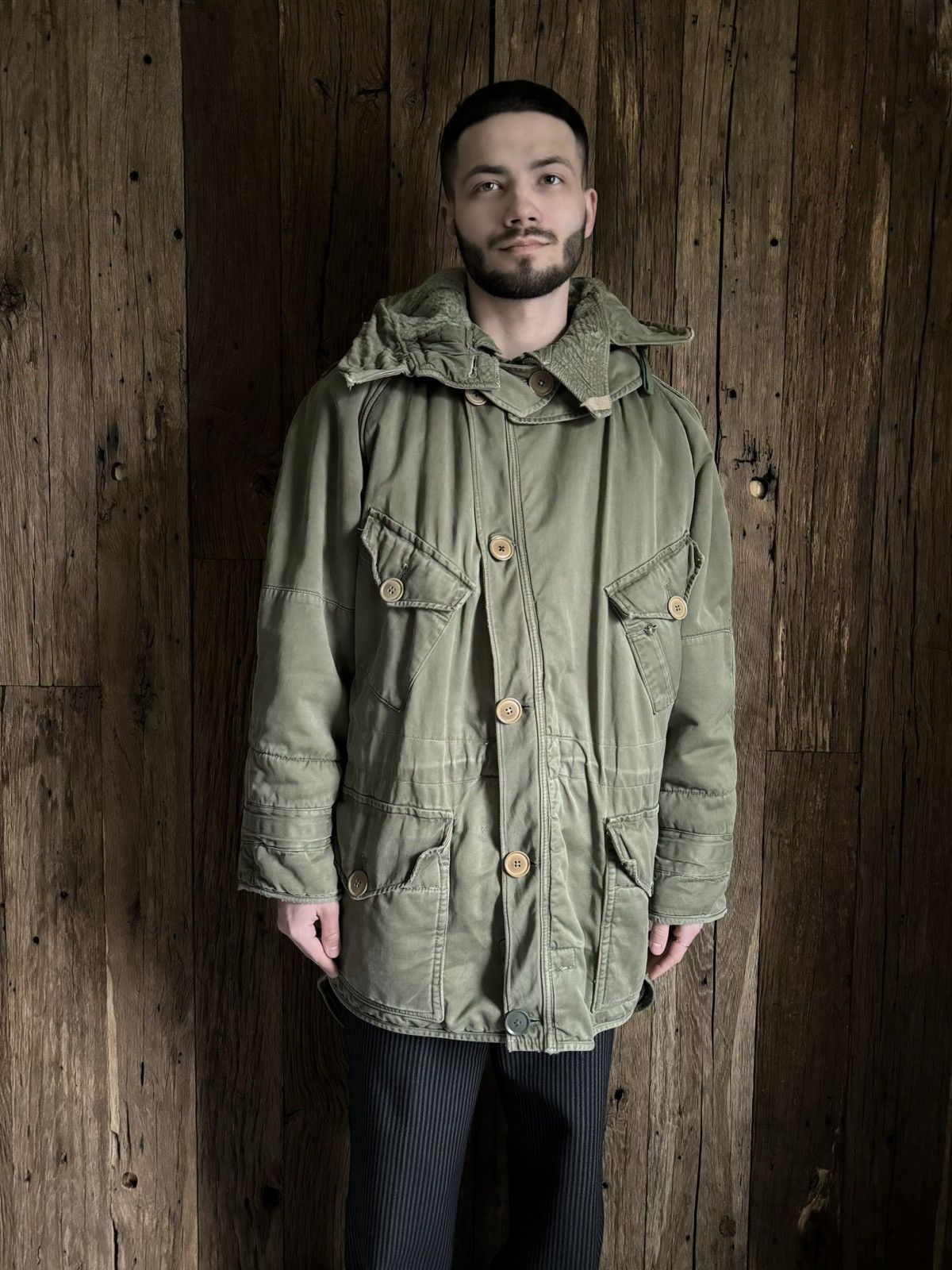 ジャケット・アウター 50's British Army Middle Parka /size3 50s Vintage British Army Middle Parka - Large – Omega Militaria