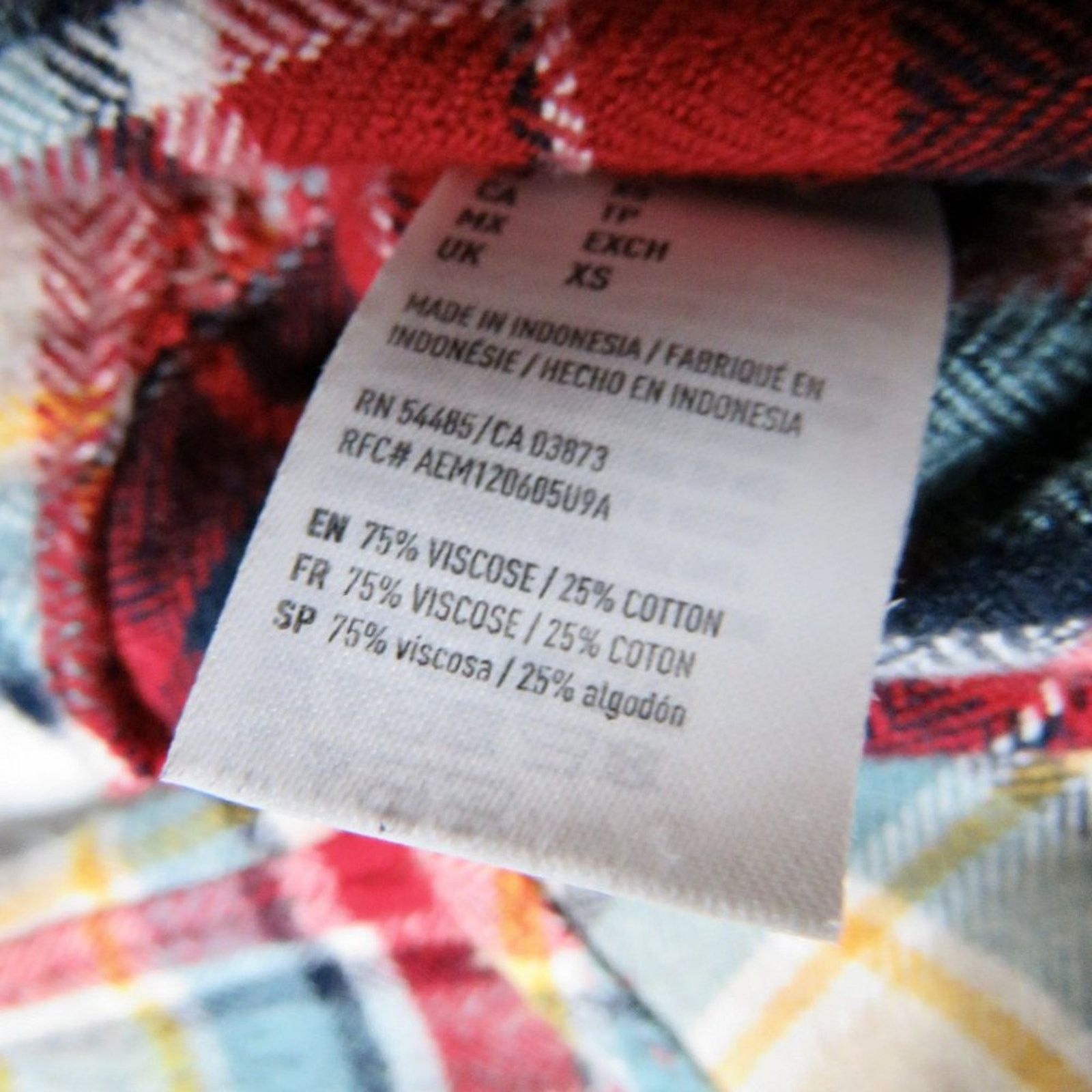 American Eagle Outfitters American Eagle Red Plaid Flannel Button Down Shirt XS Size XS / US 0-2 / IT 36-38 - 3 Thumbnail