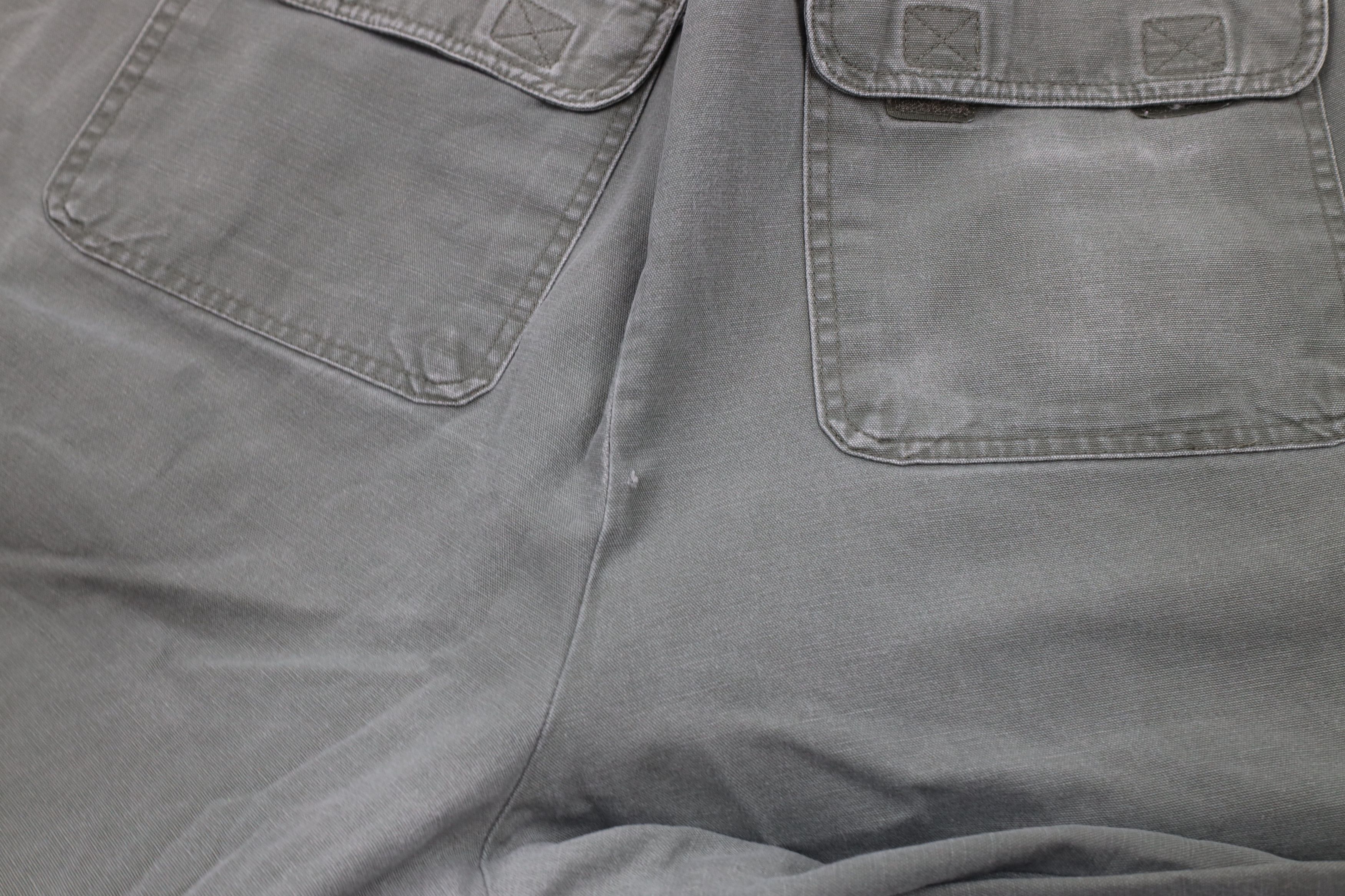 Cabelas × Vintage Vintage Cabelas Knee Wide Leg Canvas Cargo Pants Green Size US 44 / EU 60 - 14 Thumbnail
