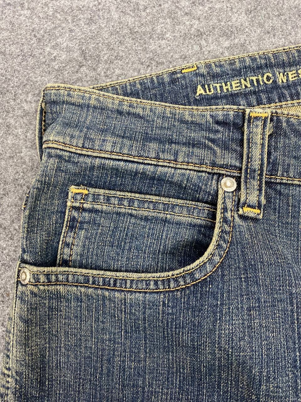 Vintage vintage wrangler authentic western denim nice design Size US 33 - 8 Thumbnail