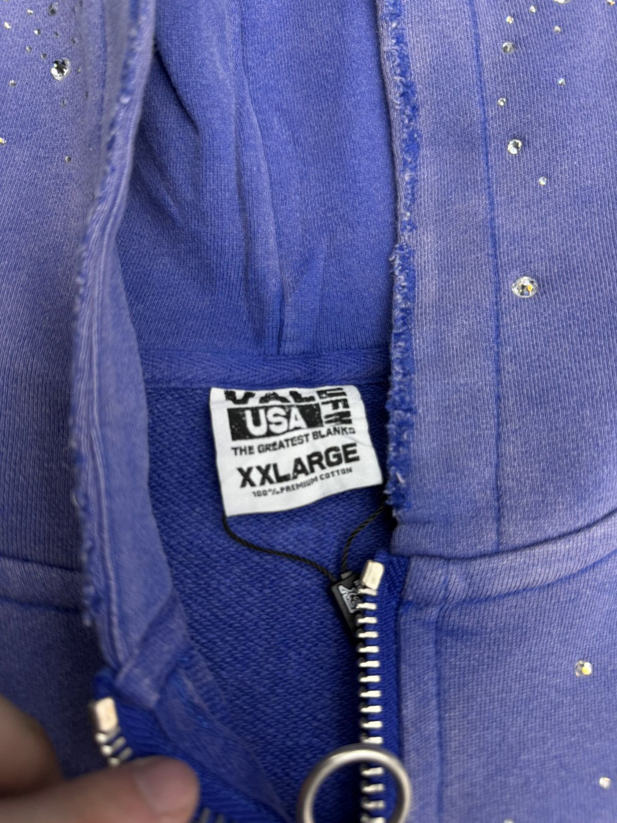 Vale Valley Hoodie Stone Zip Up Blue Crystals Size XXL (NEW) Size US XXL / EU 58 / 5 - 12 Thumbnail