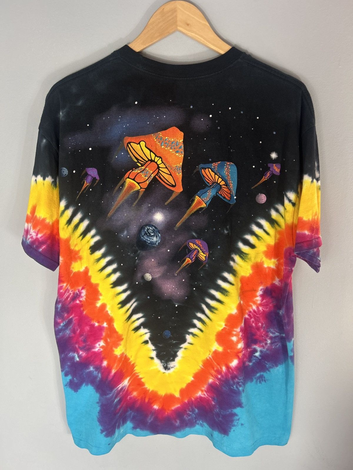 Liquid Blue Liquid Blue Mushroom Galaxy Tie Dye All Over Print Tee Size US XL / EU 56 / 4 - 2 Thumbnail