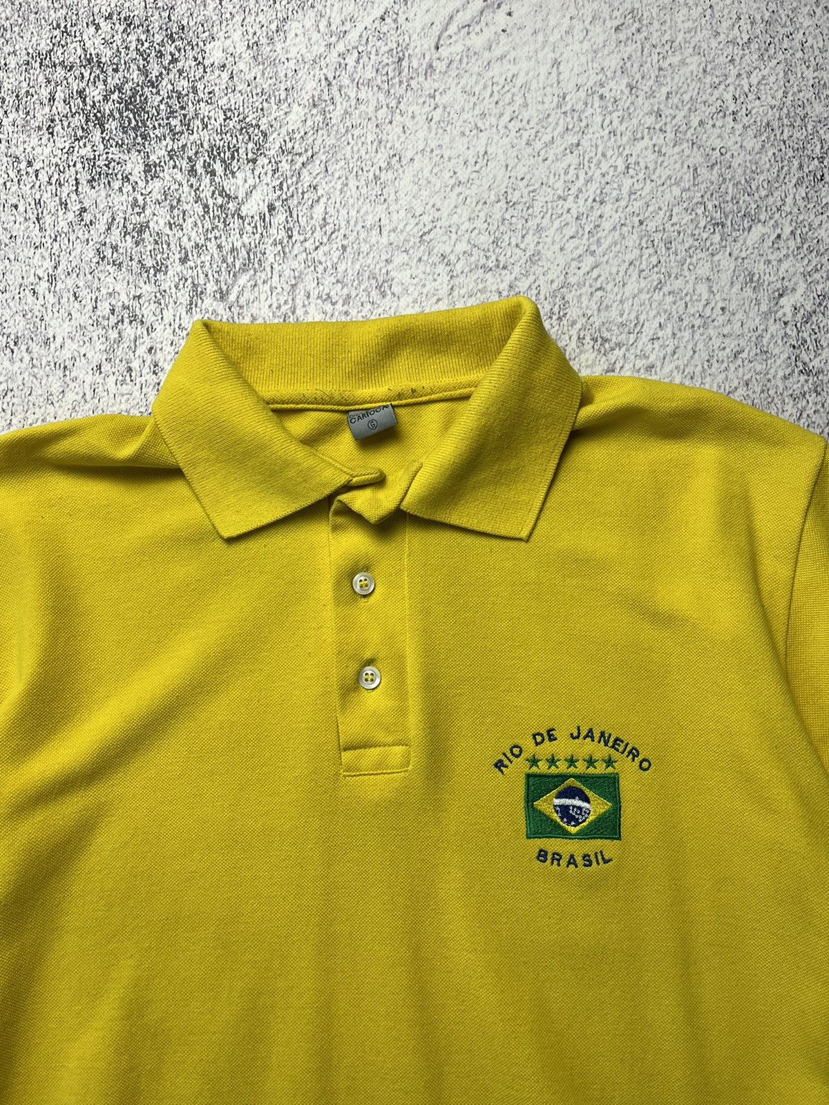 Vintage Vintage Brazil Polo Retro shirt Rare Jersey Size US M / EU 48-50 / 2 - 7 Thumbnail