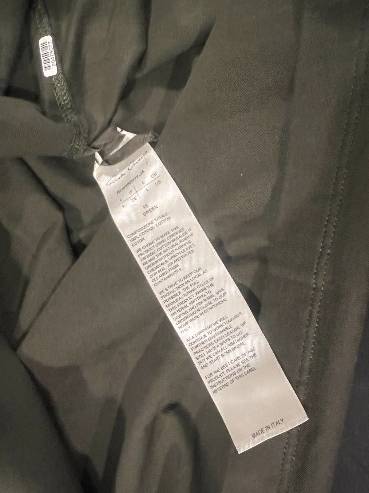 Rick Owens Rick Owens men’s pullover. L. $790 Size US L / EU 52-54 / 3 - 7 Thumbnail
