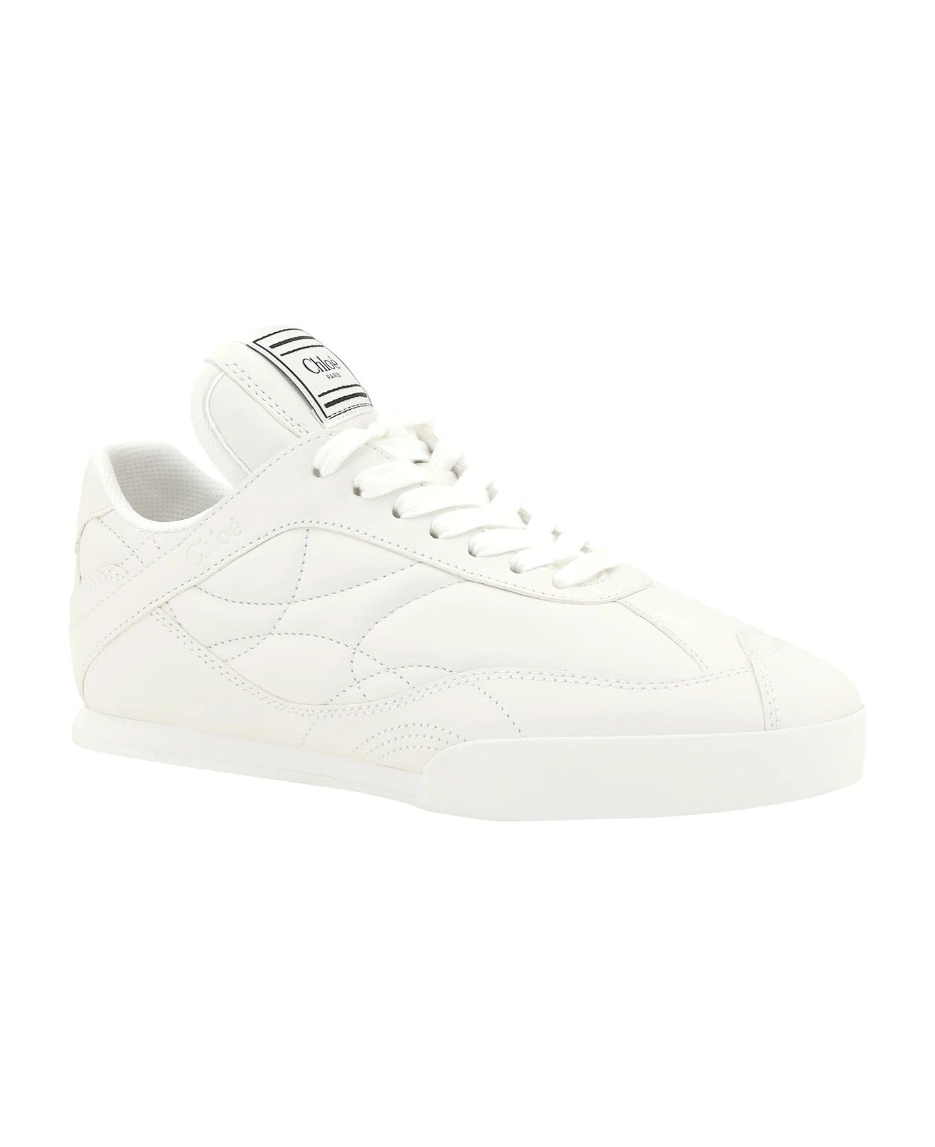 Chloe o1loc1c10226 Kick Low-Top Sneakers in White Size US 10 / IT 40 - 2 Thumbnail