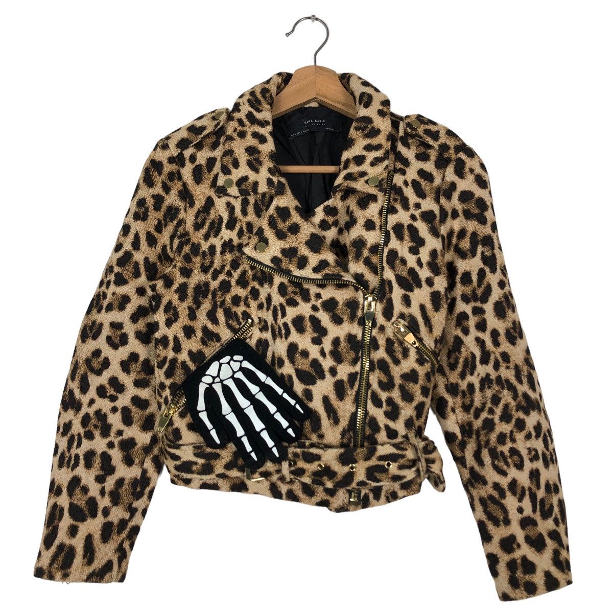 Hysteric Glamour 🔥Double Breast Biker Jacket Leopard Dot Design Zara Japan Size US M / EU 48-50 / 2 - 2 Thumbnail