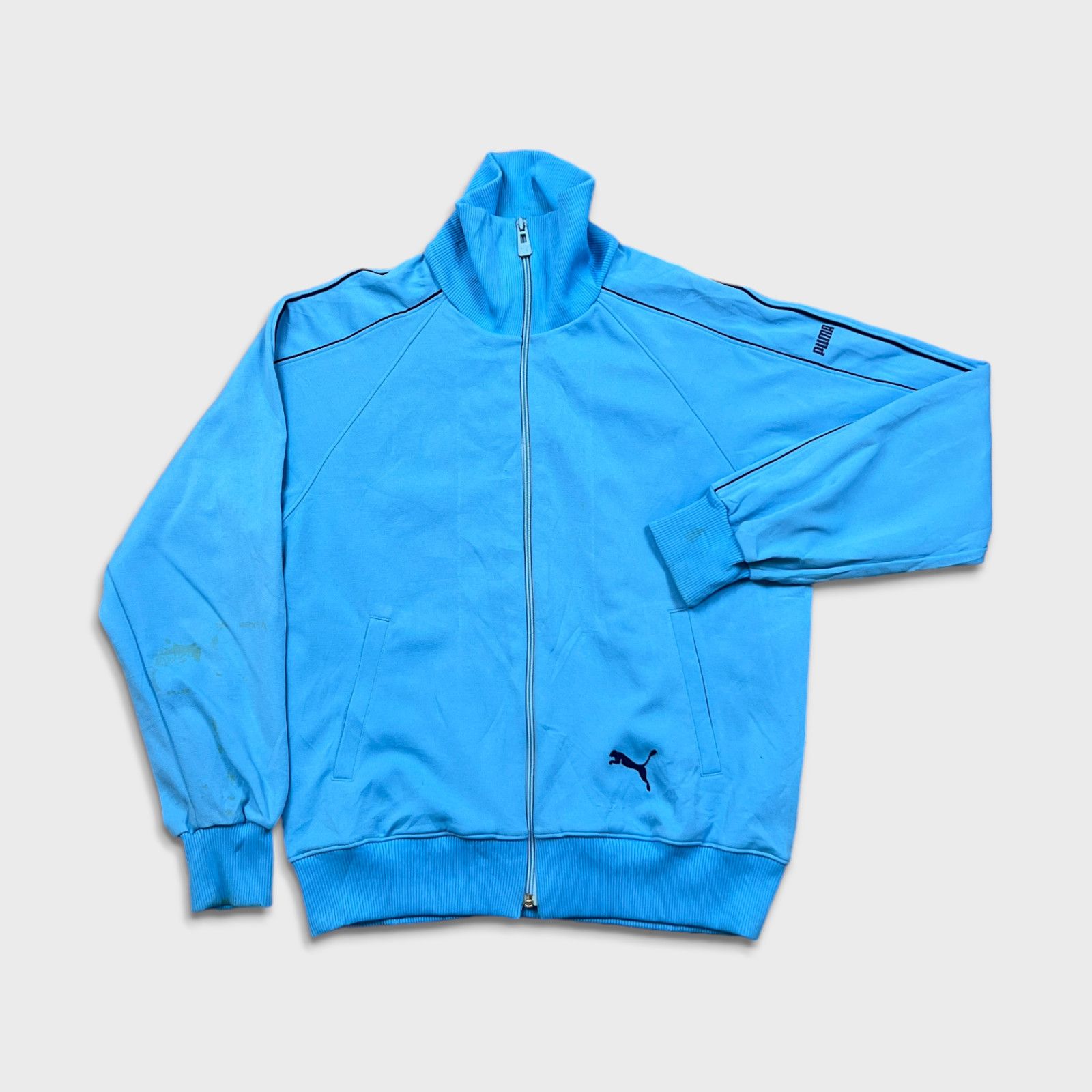 Puma × Vintage Vintage Puma Track Jacket Medium Hit Union Full Zip 90s Size US M / EU 48-50 / 2 - 1 Thumbnail
