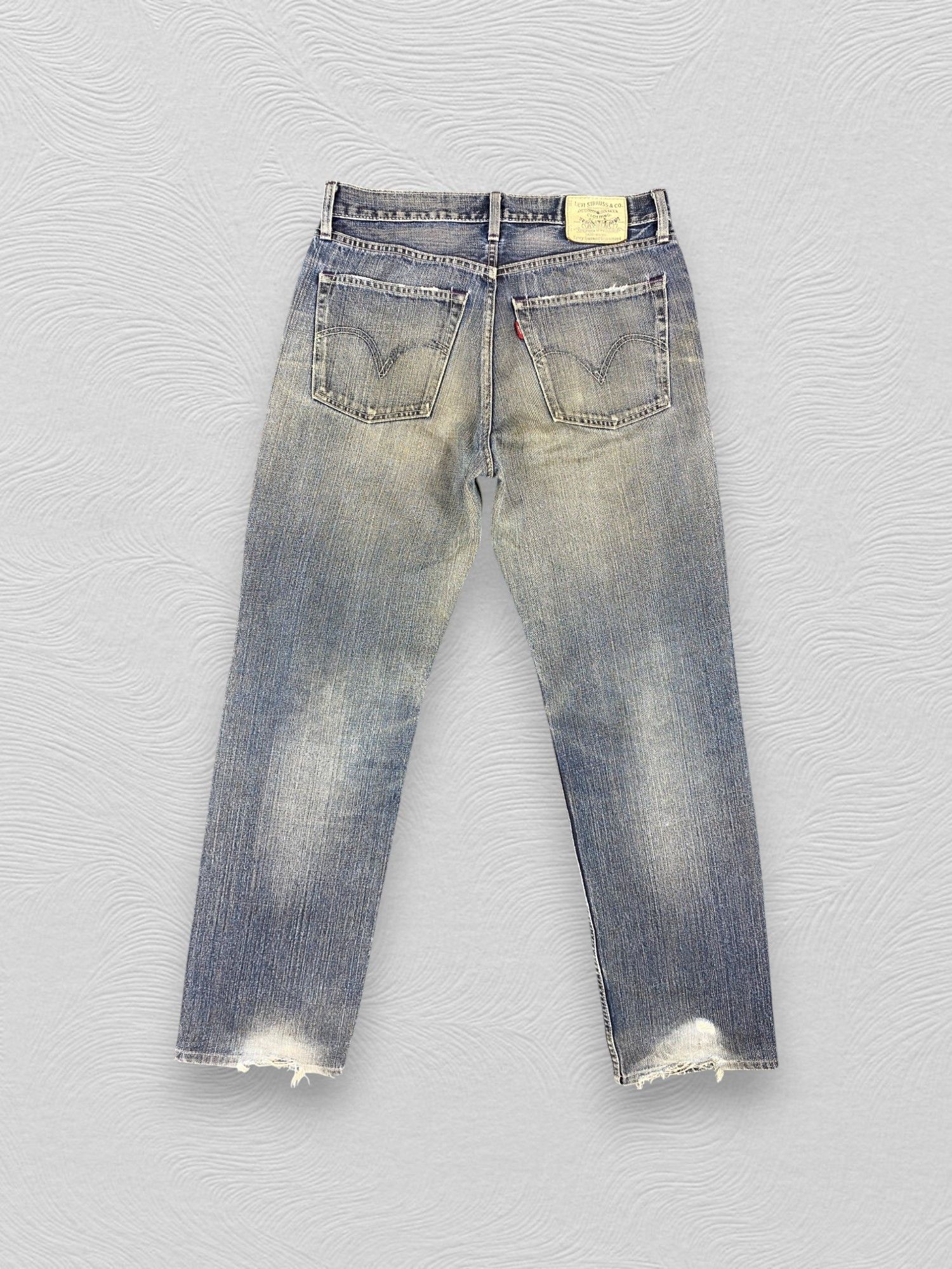 Levi's Light Indigo Blue Vintage Levi's 502 31x31 Denim -JN1491 Size US 31 - 2 Thumbnail