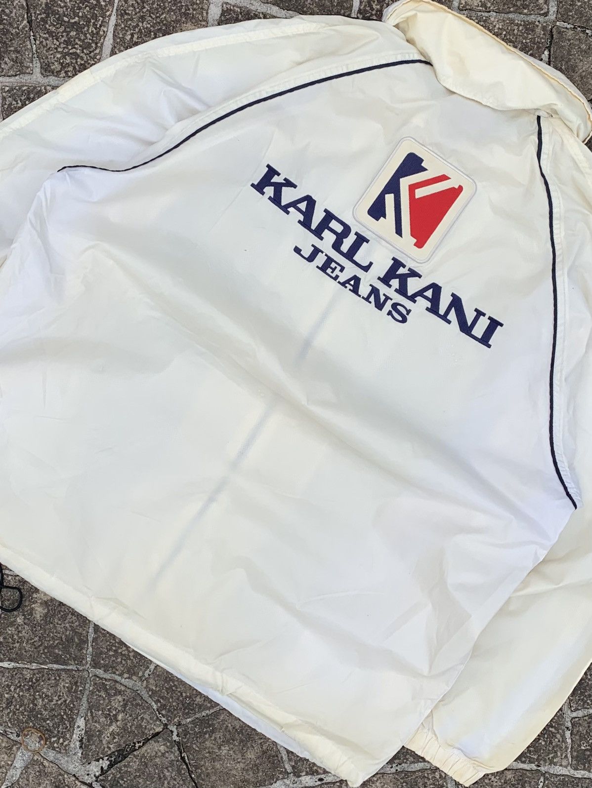 Karl Kani vintage karl kani jeans jacket big logo Size US XL / EU 56 / 4 - 4 Thumbnail