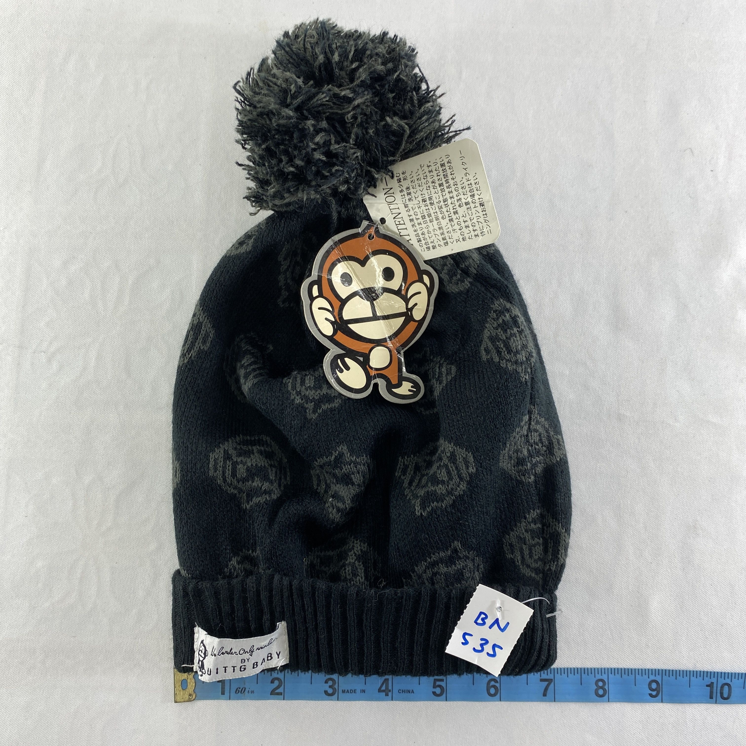 Japanese Brand Uittg Baby Snow Cap Hat Beanie -BN535 Size ONE SIZE - 6 Thumbnail