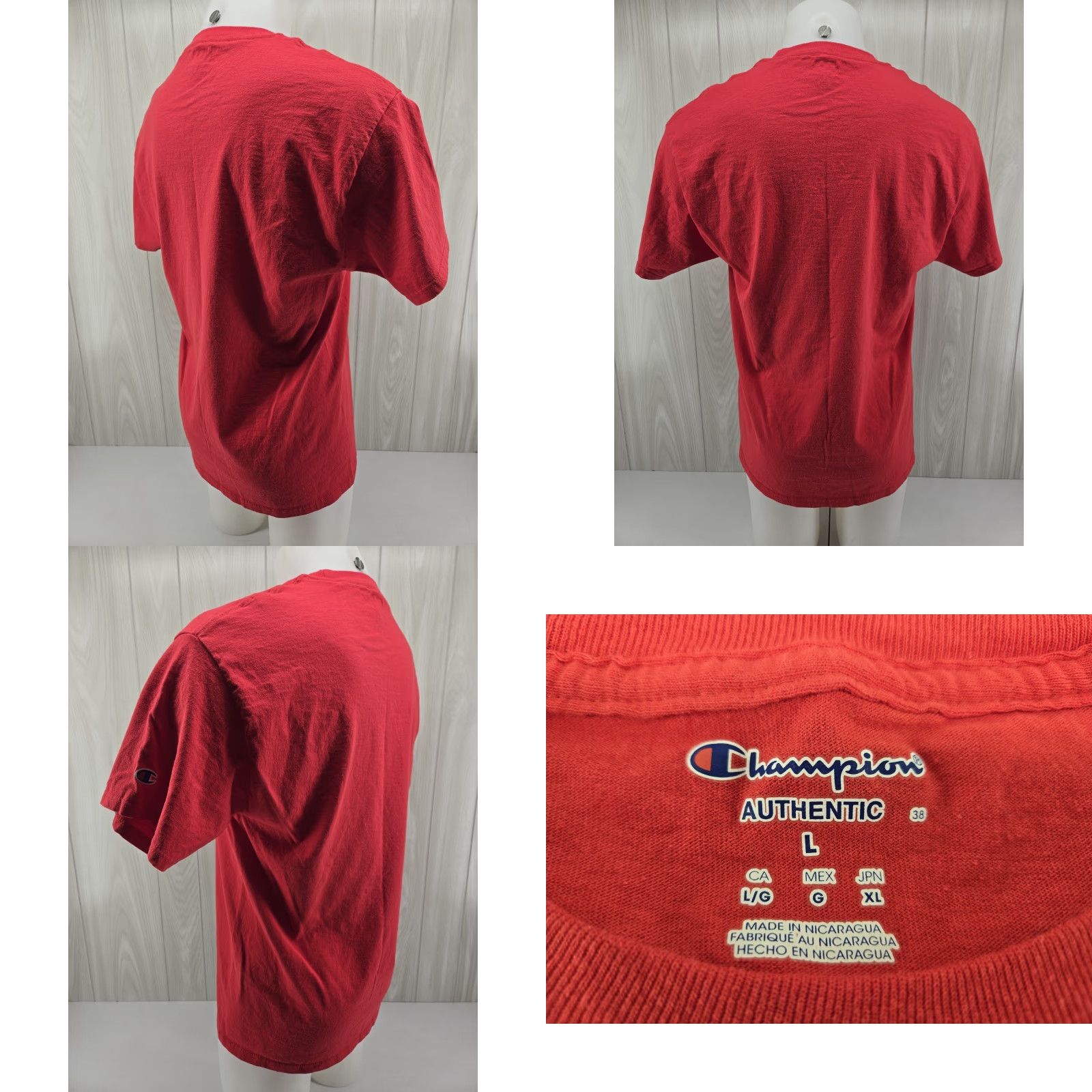 Champion VINTAGE University of Georgia Golf Red Short Sleeve Champion T-Shirt Size Large Size US L / EU 52-54 / 3 - 8 Thumbnail
