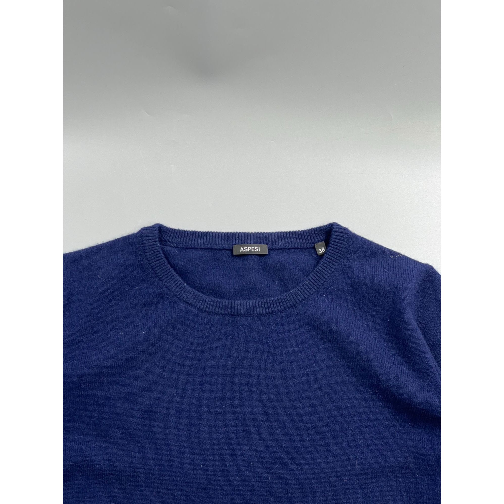 Aspesi Aspesi Cashmere Crew Neck Sweater (Y0807) Size XS / US 0-2 / IT 36-38 - 3 Thumbnail