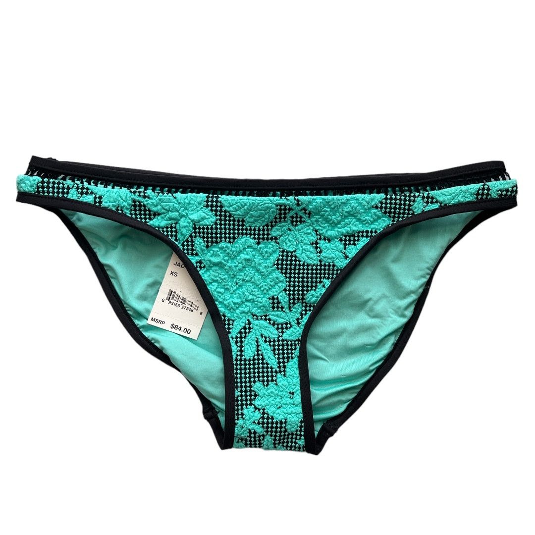 Nanette Lepore Nanette Lepore Jade Jacquard Bikini Bottom, XS Size ONE SIZE - 1 Thumbnail