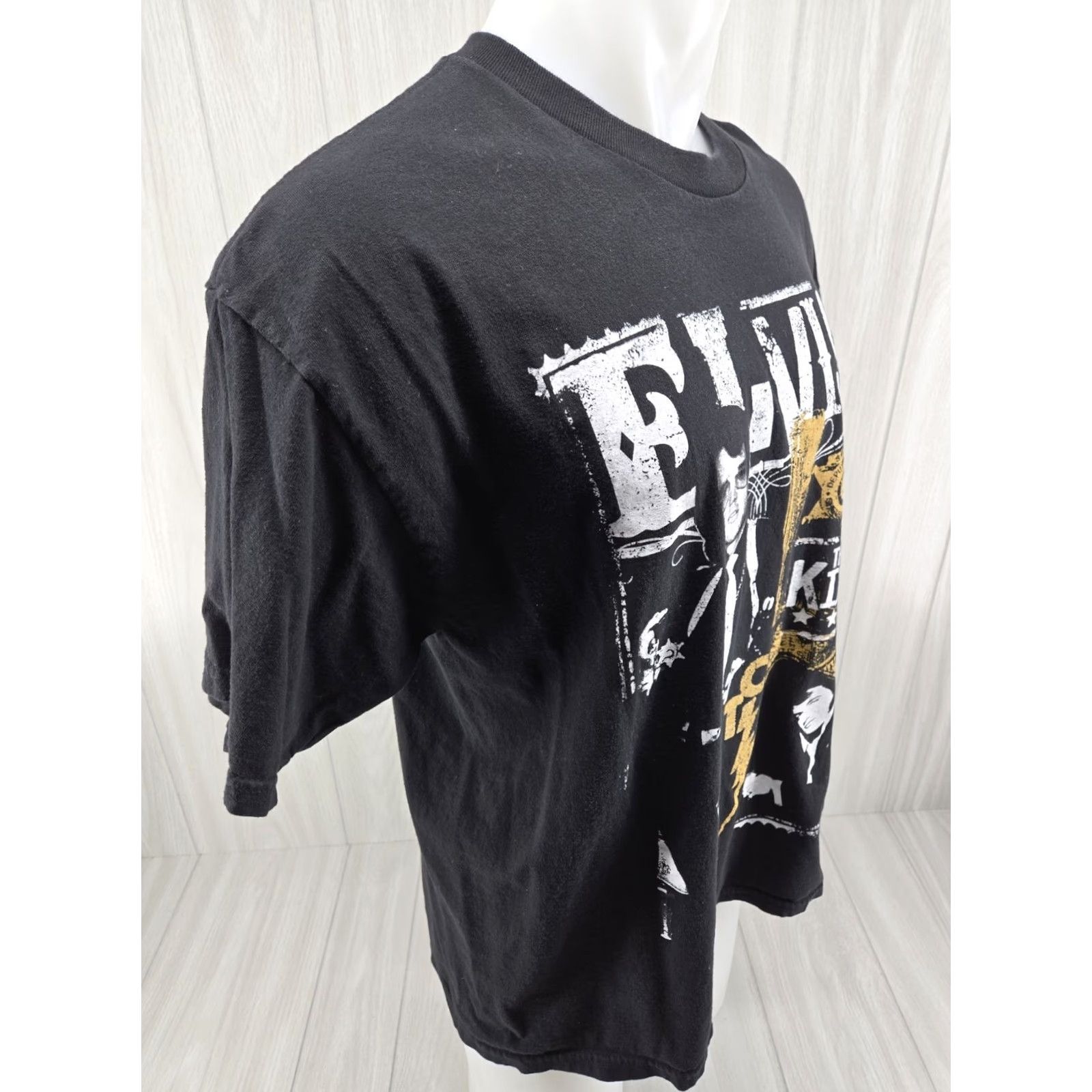 Vintage VINTAGE Elvis Presley The King TCB Music Black T-Shirt Womens 1X Zion Rootswear Size XL / US 12-14 / IT 48-50 - 6 Thumbnail