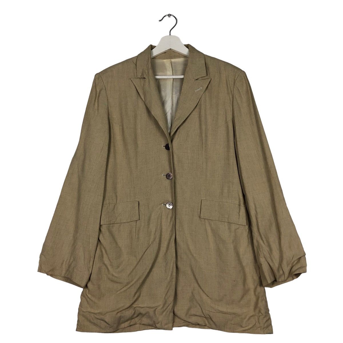 Yohji Yamamoto 🔥Chore Rayon Double Breast Jacket I Wish Y’s Yohji Yamamoto Size US M / EU 48-50 / 2 - 1 Thumbnail