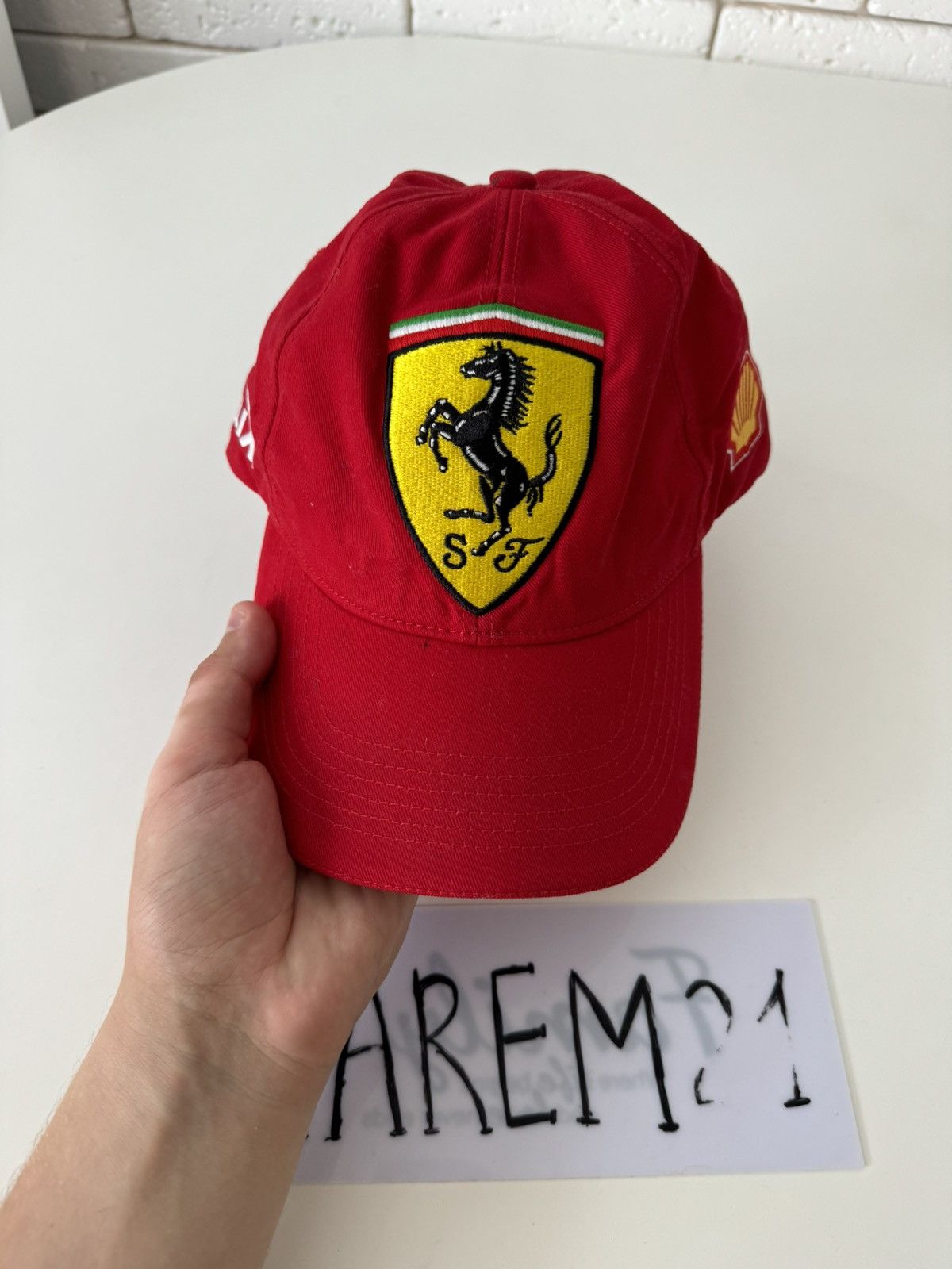 Vintage Ferrari vintage cap hat Size ONE SIZE - 2 Thumbnail