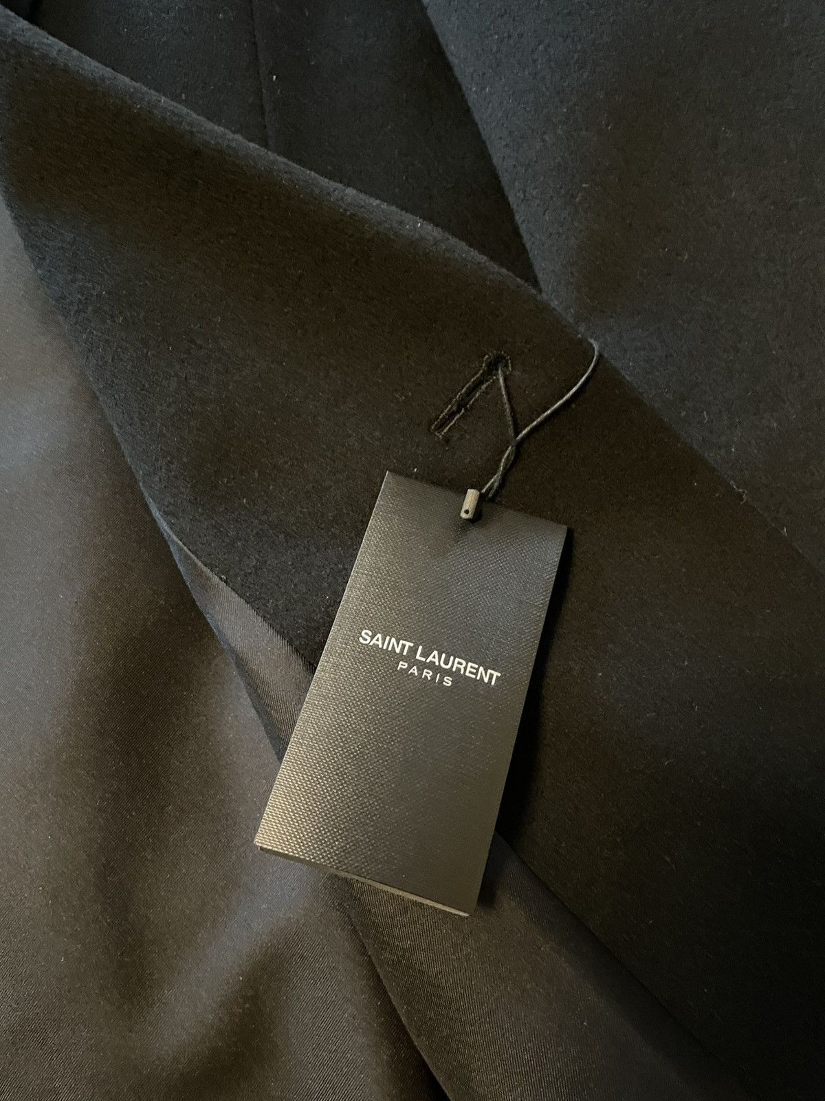 Saint Laurent Paris Single-Breasted Wool Cashmere Coat Size US L / EU 52-54 / 3 - 8 Thumbnail