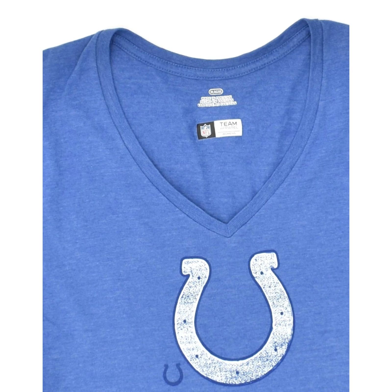 NFL NFL Womens Graphic T-Shirt Top Blue 2XL Cotton Size XXL / US 16-18 / IT 52-54 - 3 Thumbnail