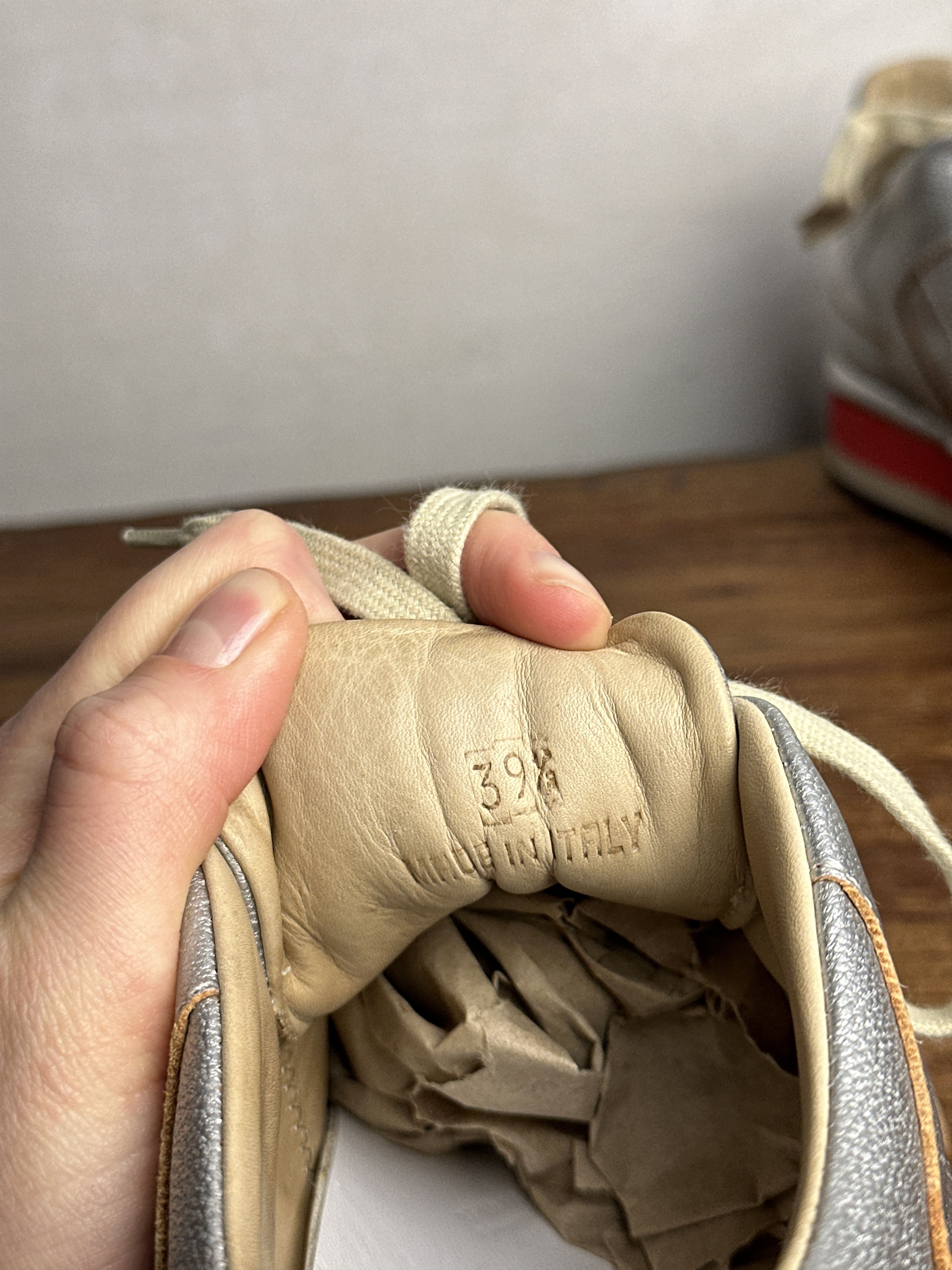 Maison Margiela Maison Martin Margiela 2014 San Crispino Silver Sneakers Size US 6.5 / EU 39-40 - 10 Thumbnail