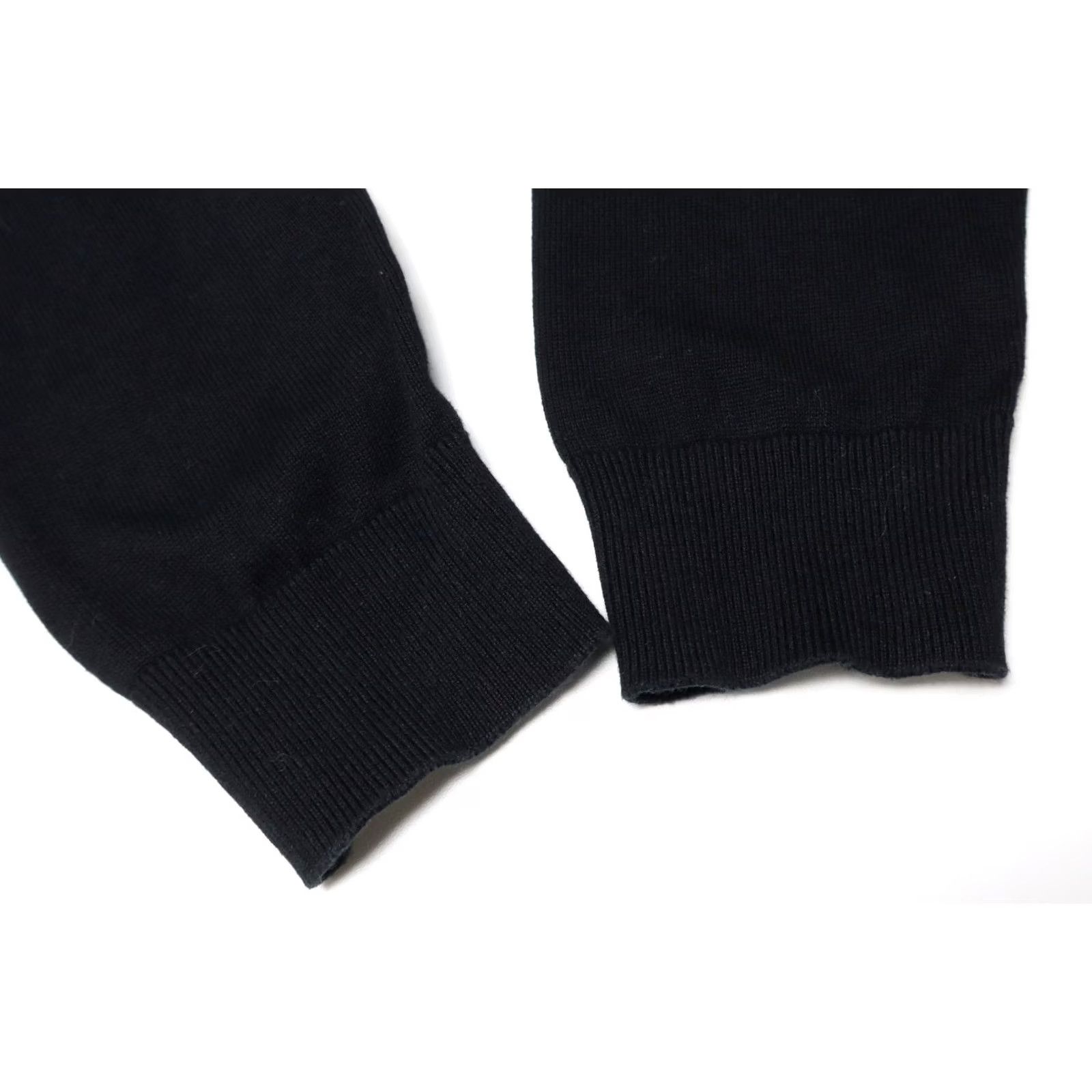 Armani Exchange ARMANI EXCHANGE Jumper Men MEDIUM Black Mock Neck Full Zip Pocket Pure Cotton Size US M / EU 48-50 / 2 - 5 Thumbnail