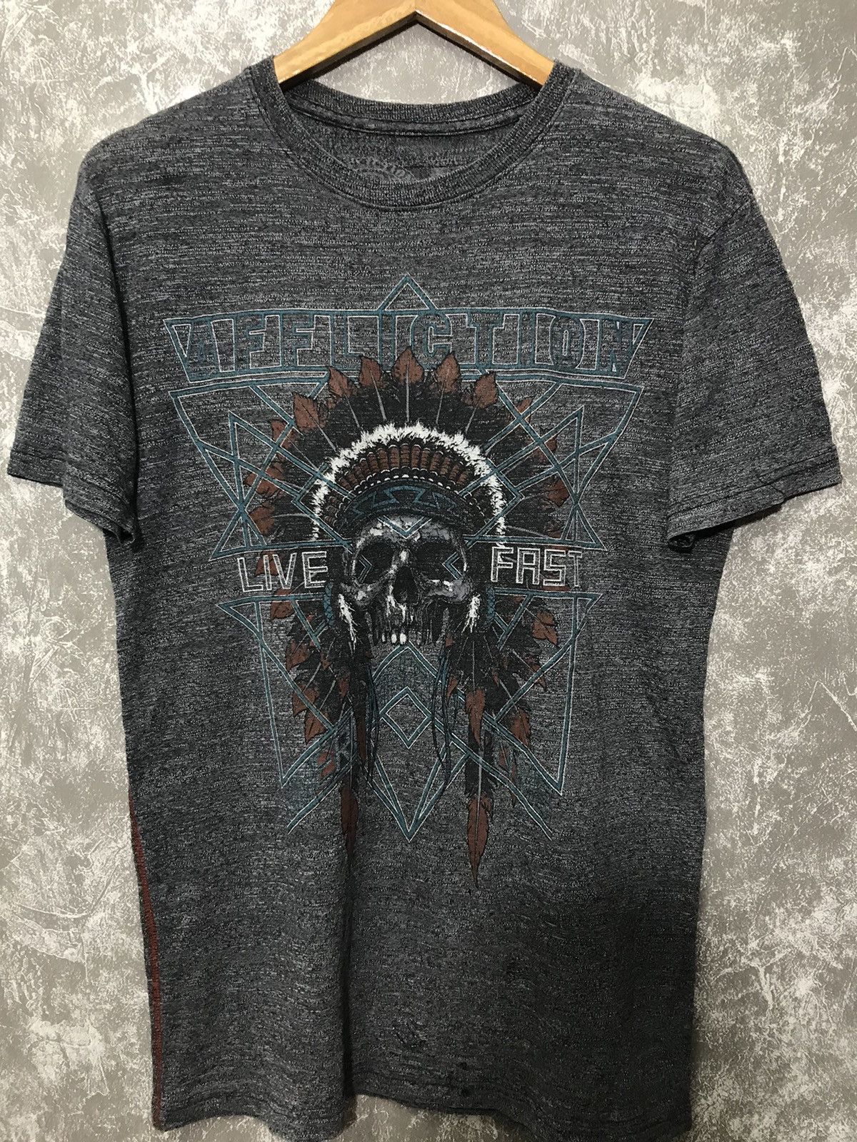 Affliction × Ed Hardy × Southpole Affliction Skull Y2K Graphic Tee Size US M / EU 48-50 / 2 - 1 Thumbnail
