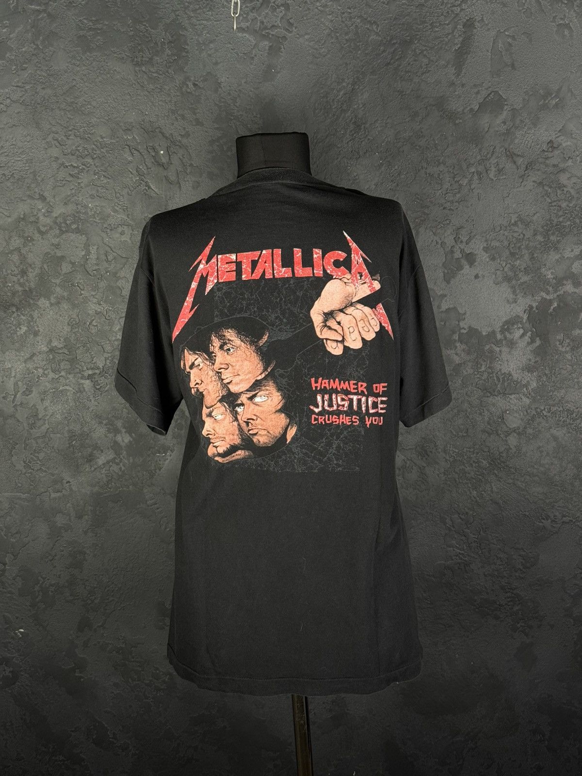 Band Tees 1988 Metallica Damaged Justice T-Shirt Vintage Big Logo Size US L / EU 52-54 / 3 - 10 Thumbnail