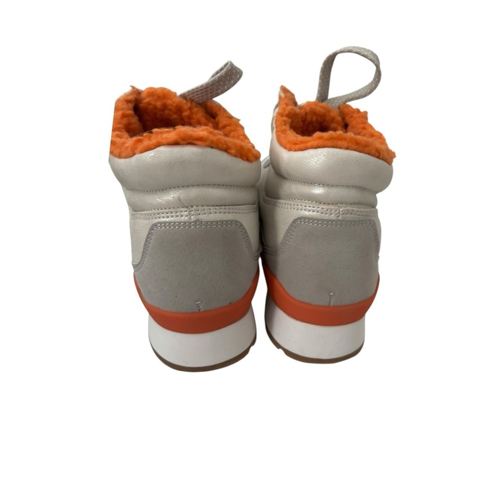 Tretorn NWT! Tretorn - Hightop Gray and Orange Sneakers Size US 6.5 / IT 36.5 - 4 Thumbnail