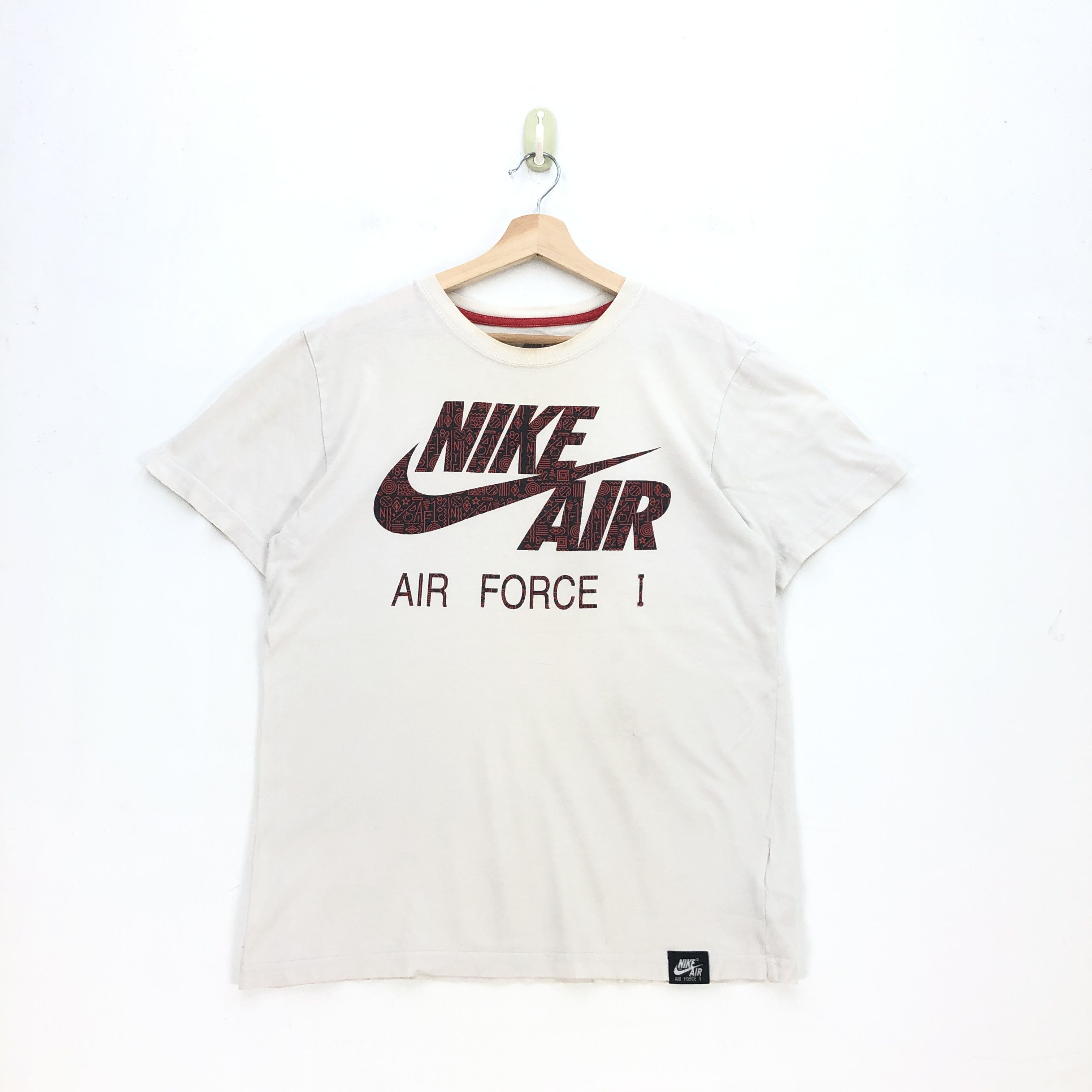Nike Vintage Nike T Shirt Nike Swoosh Air Force Tees ACG Shirt Size US XL / EU 56 / 4 - 1 Thumbnail