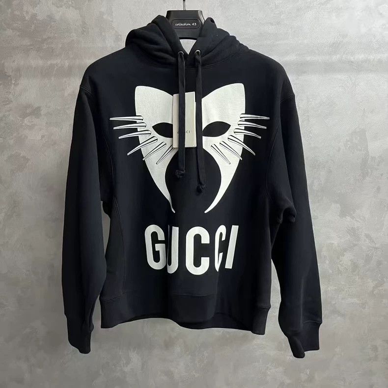 Gucci Gucci Black Statement Oversized Hoodie Size US XS / EU 42 / 0 - 1 Thumbnail