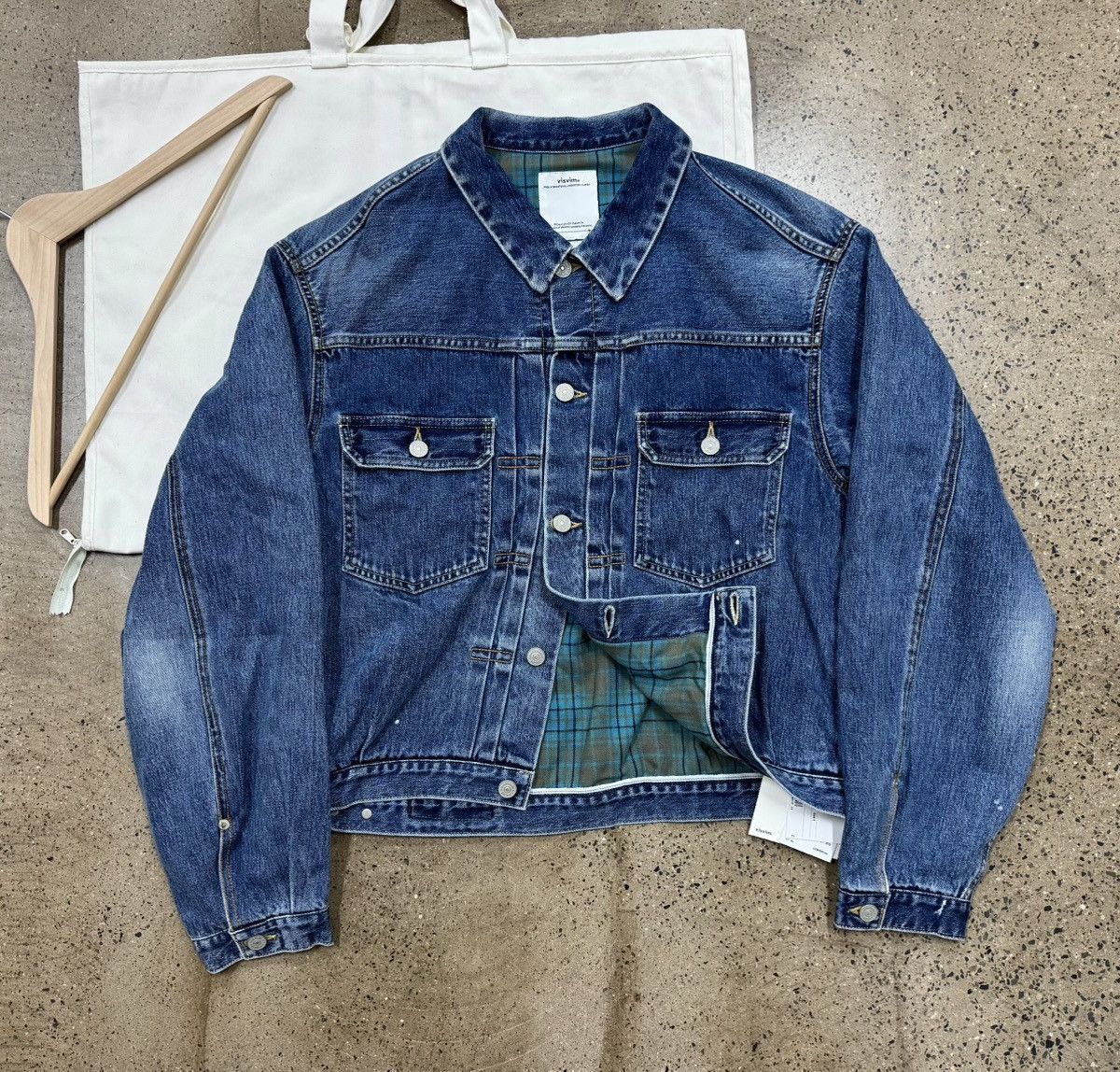 Visvim VISVIM 25SS 101X JKT DMGD (CHECK) Size US L / EU 52-54 / 3 - 1 Thumbnail