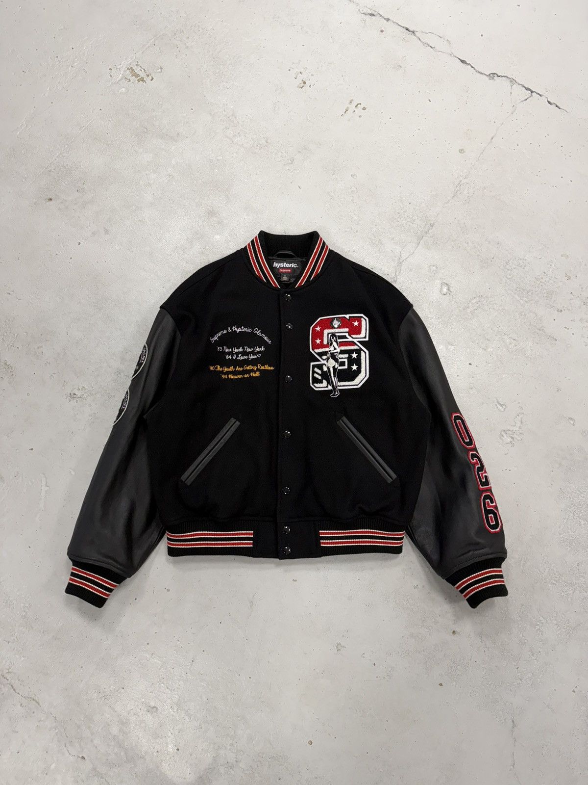 Hysteric Glamour × Supreme Supreme Hysteric Glamour Bomber Varsity