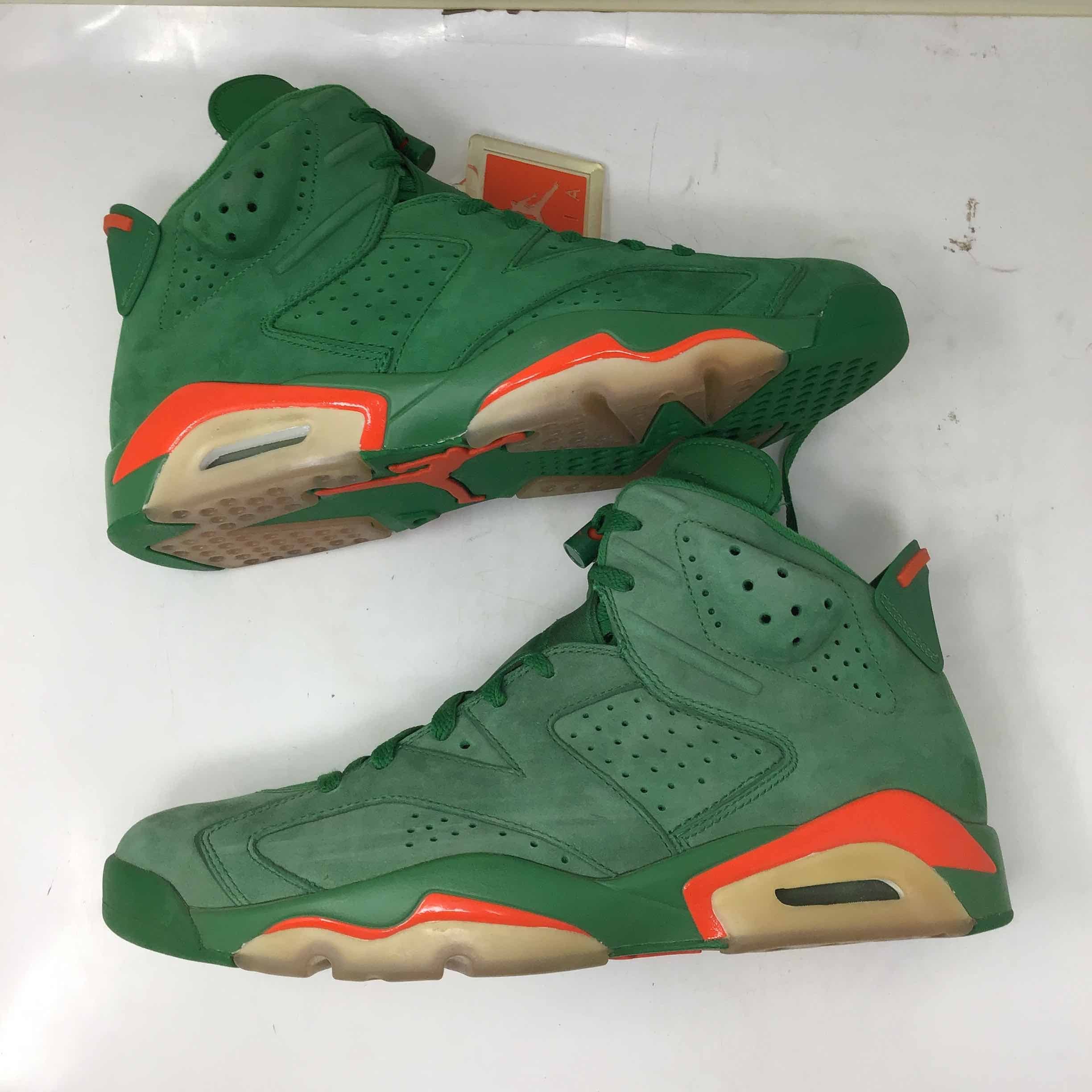 Gatorade Jordan 6 Retro NRG ‘Green Suede Gatorade’ Air Jordan 6 NRG “Gatorade” // Another Look | Nice Kicks main image 4