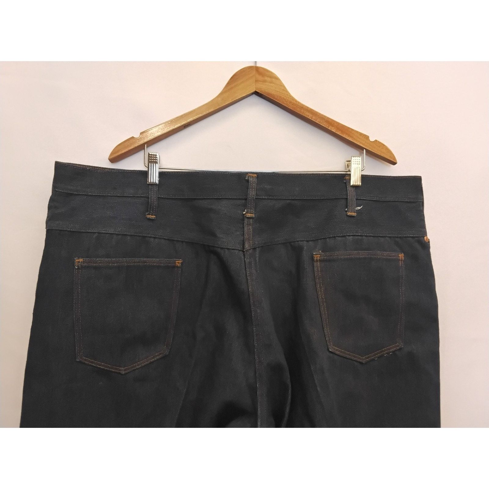 JCPenney JCPenny Denim Jeans Men's 44 x 26 Dark Wash Vintage 1980s Size US 44 / EU 60 - 5 Thumbnail