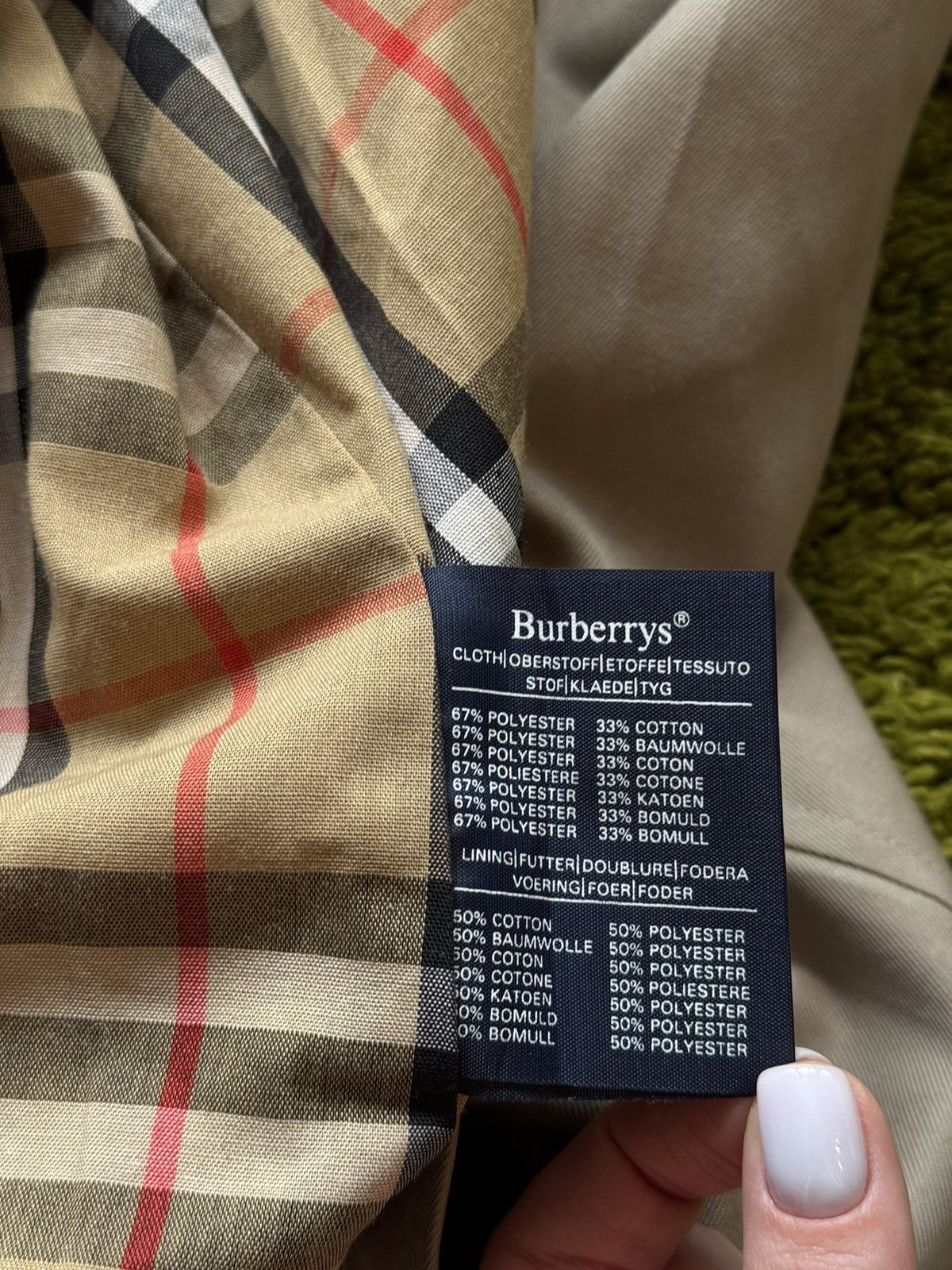 Burberry × Designer × Vintage Burberrys 1990s vintage nova check lining iconic trench coat Size M / US 6-8 / IT 42-44 - 6 Thumbnail