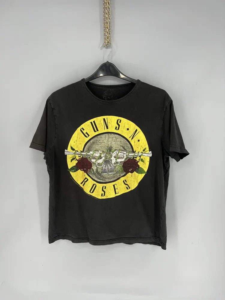 Band Tees Vintage Guns N’ Roses 🌹 Big Logo Double Sided T-Shirt Size US XL / EU 56 / 4 - 1 Thumbnail
