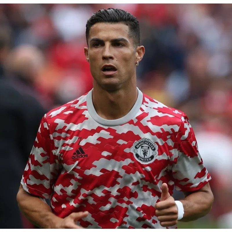 Adidas MANCHESTER UNITED 2021 2022 PRE MATCH FOOTBALL SOCCER JERSEY Size US XL / EU 56 / 4 - 7 Thumbnail