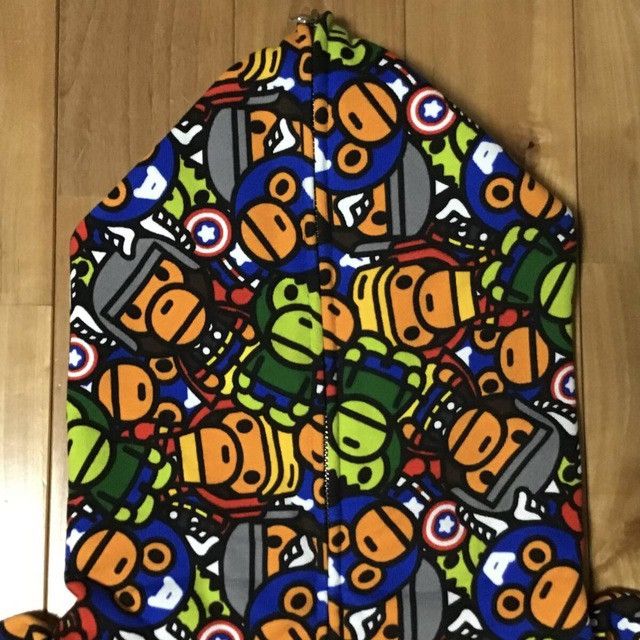 Bape × Marvel Comics × Nigo BAPE × MARVEL COMICS Milo full zip hoodie a bathing ape NIGO Size US M / EU 48-50 / 2 - 3 Thumbnail