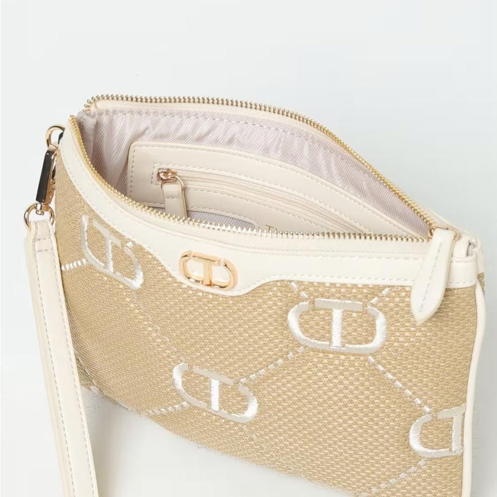 Designer Twinset Milano rafia clutch Size ONE SIZE - 2 Thumbnail