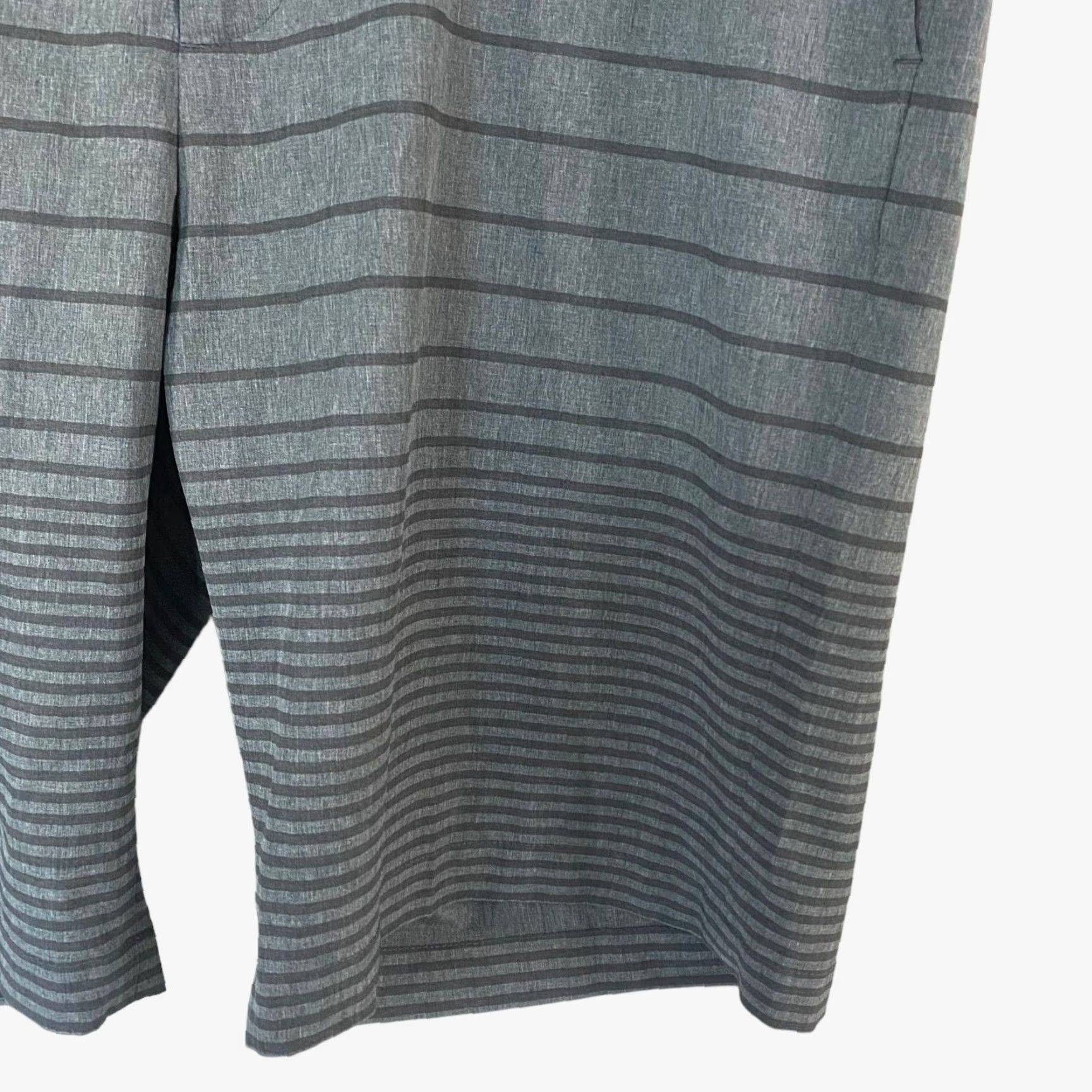 Vintage Slazenger Golf Hybrid Shorts Mens 38 Gray Striped Performance Stretch Pockets Size US 38 / EU 54 - 6 Thumbnail