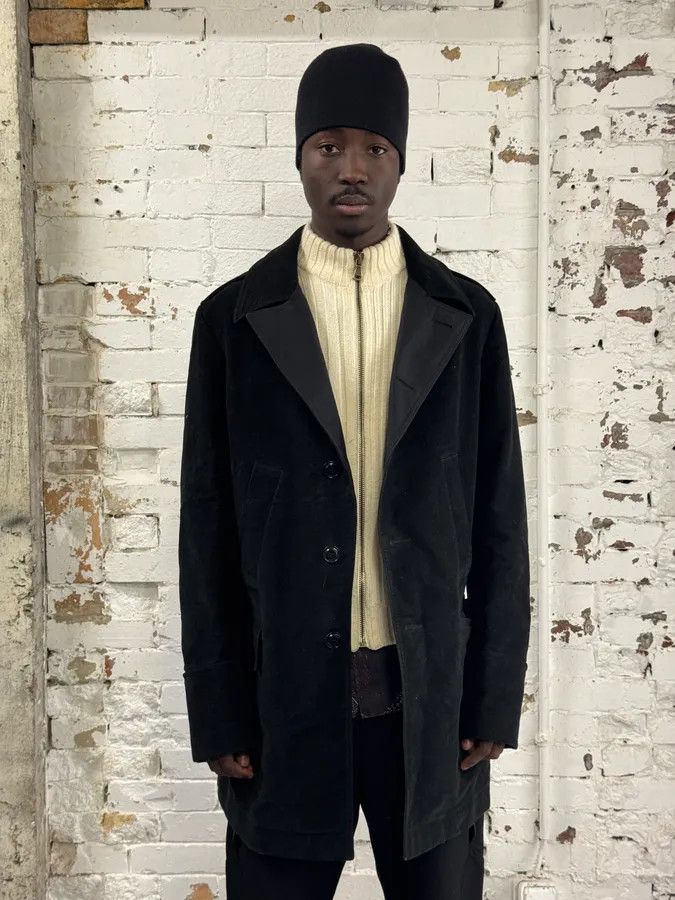 Gucci AW1997 Gucci Black Buttoned Coat Size US M / EU 48-50 / 2 - 2 Thumbnail