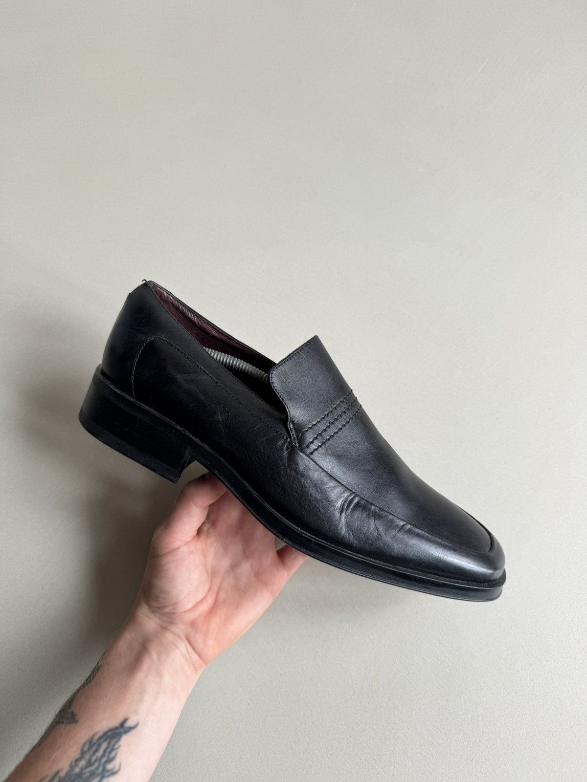 DRACO Black Men\'s Loafers & Slip-Ons Amazon.com | Draco DracoSlides Remastered Slides for Men and  main image 3