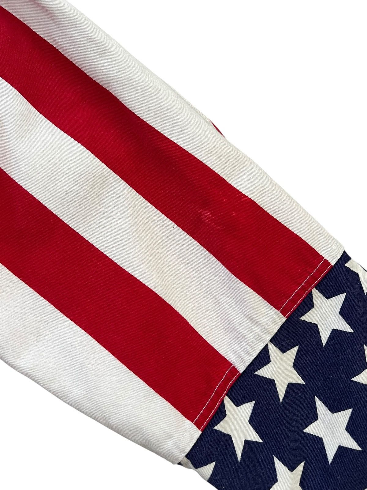 Vintage Vintage 90s Flag Wear 🇺🇸 Bomber Jacket Size US XL / EU 56 / 4 - 9 Thumbnail