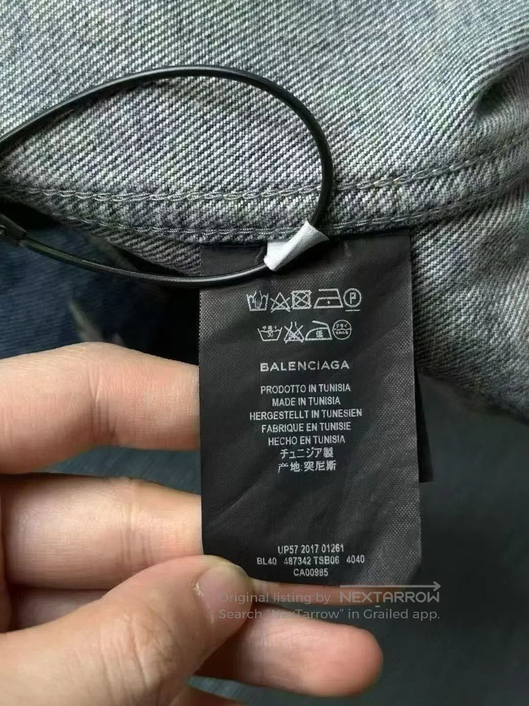 Balenciaga Balenciaga Coke Denim Jacket. Size US S / EU 44-46 / 1 - 4 Thumbnail