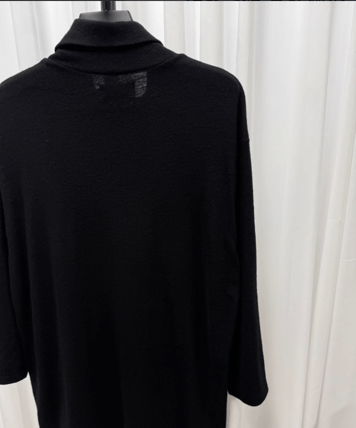 Yohji Yamamoto Yohji Yamamoto Black Roll Neck Sweater K20 Size US L / EU 52-54 / 3 - 4 Thumbnail